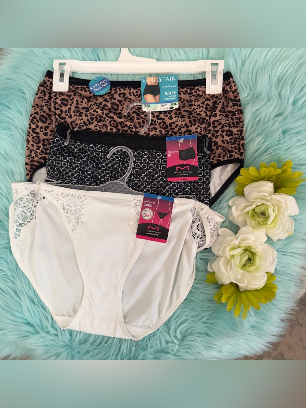 Maidenform & Vanity Fair mixed Women’s Sz XL Pantie Bundle of 3 NEW!
